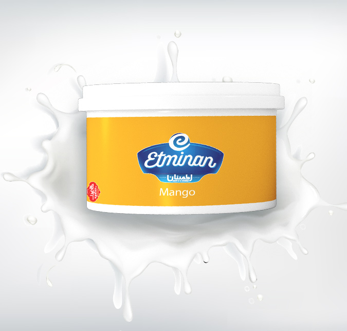 بستنی لیتری ظرفی انبه