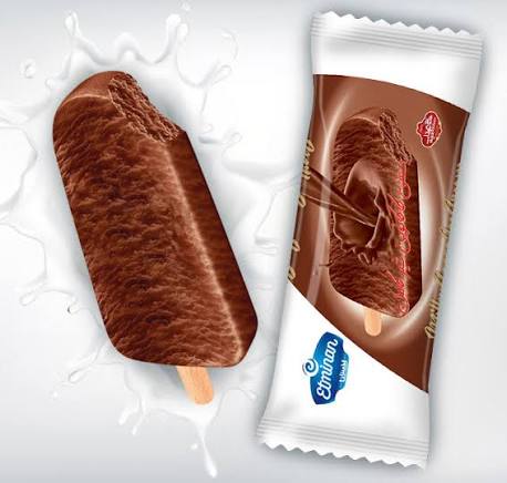 بستنی چوبی شیر کاکائویی