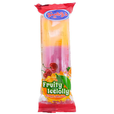 بستنی دوقلو میوه‌ای دومینو