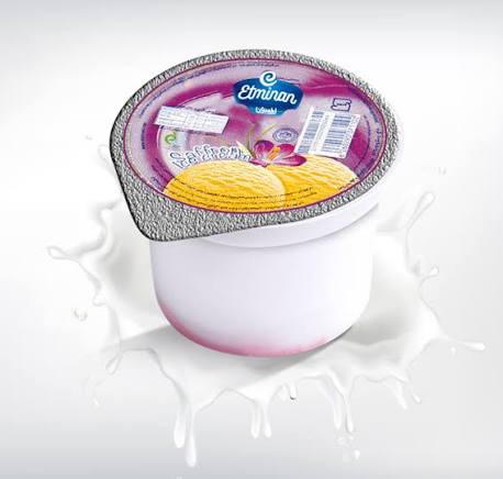 بستنی لیوانی زعفرانی