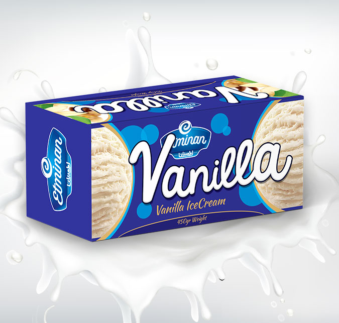 بستنی لیتری وانیل اطمینان