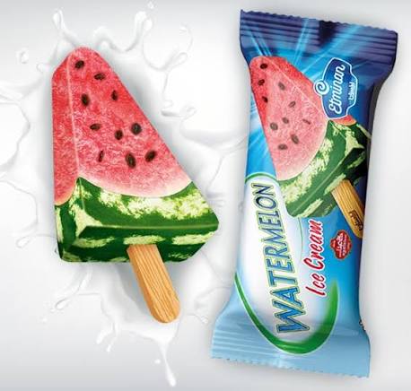 بستنی چوبی هندوانه‌ای